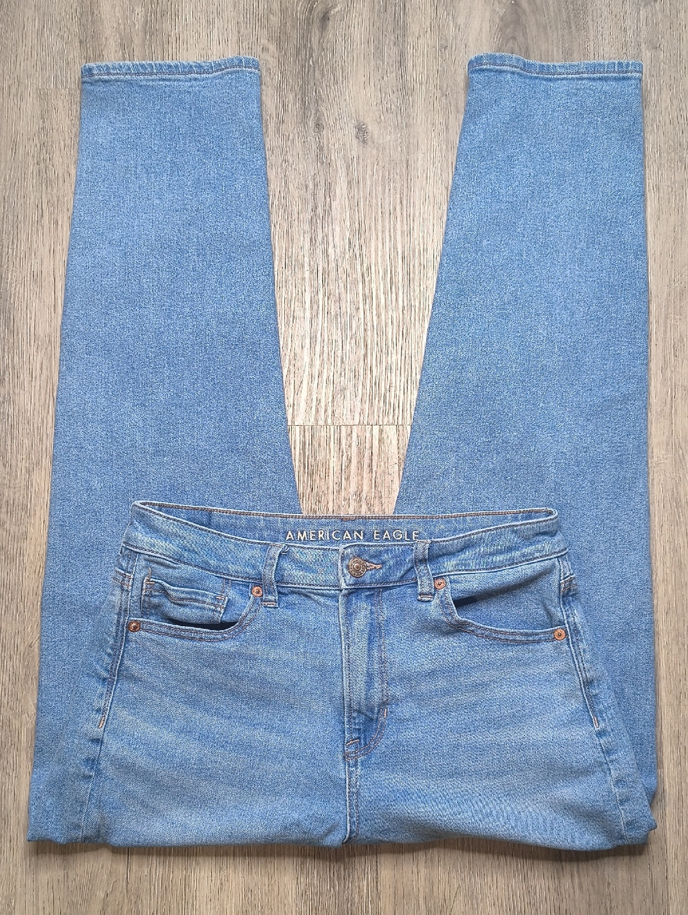 Mom Jean w/28" Inseam High Rise🦅 American Eagle sac800 - Picture 2 of 6